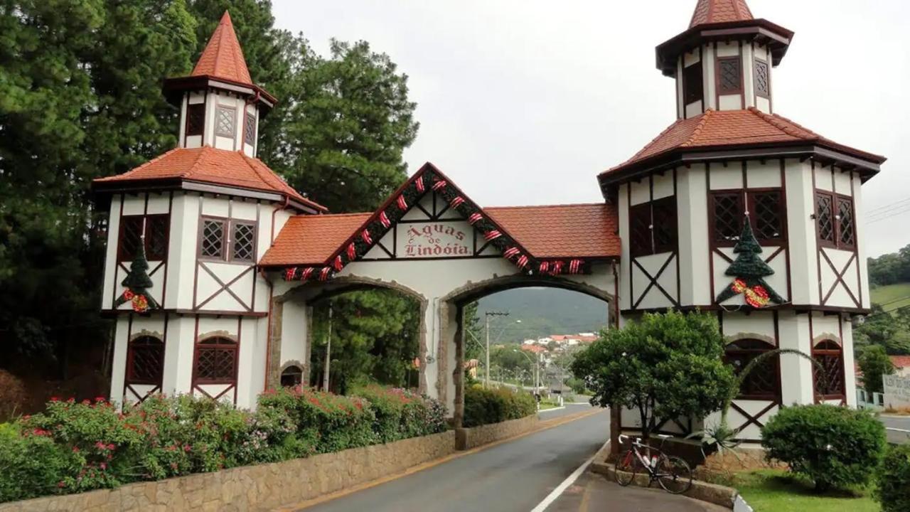 Appartamento Agradável Flat - Cavalinho Branco - Águas De Lindóia Esterno foto
